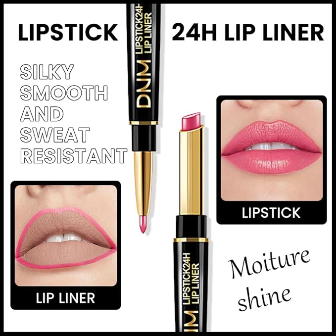 evpct DNM 3Pcs Mauve Warm Bright Pink Red Lip