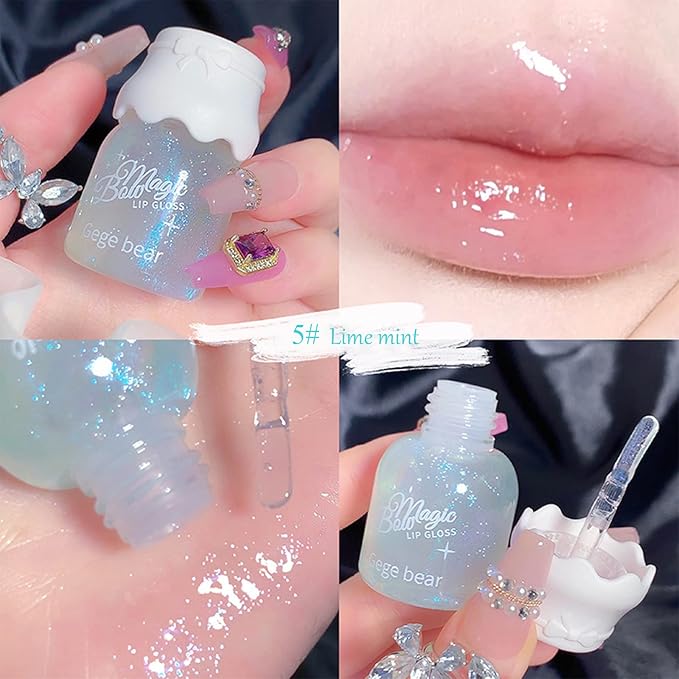 5 Colors Shimmer Lip Gloss Set Hydrating Lip Gloss