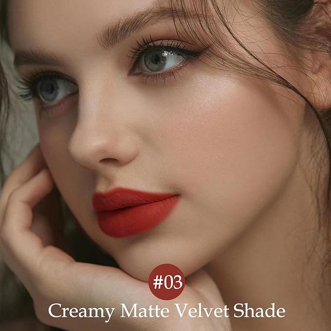 Boobeen Soft Matte Velvet Lip Glaze Liquid Lipstick Glaze