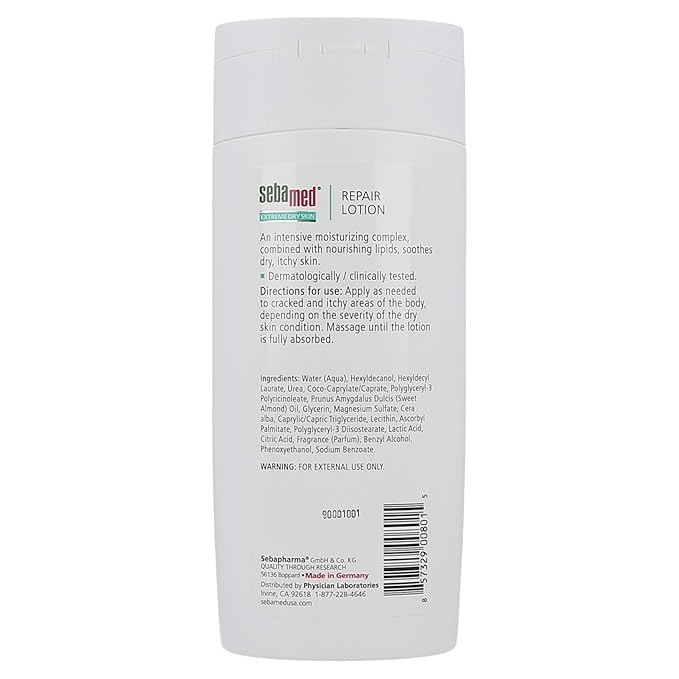 Sebamed Extreme Dry Skin Repair Advance Therapy Lotion with 10% Urea Perfect for Eczema Psoriasis Lotion Rough Dry Skin Moisturizer 6.8 Fluid Ounces