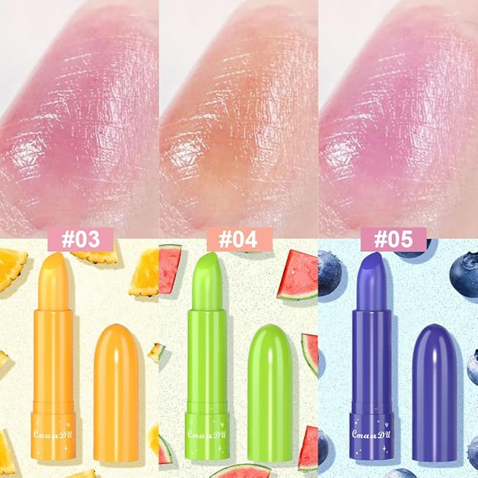 BINGBRUSH 3Pcs Color Changing Lipstick Queen,Long Lasting Lip BINGBRUSH