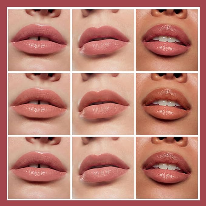 Upgrade Press Lipstick Set,3 Colors Natural Velvet Long Upgrade