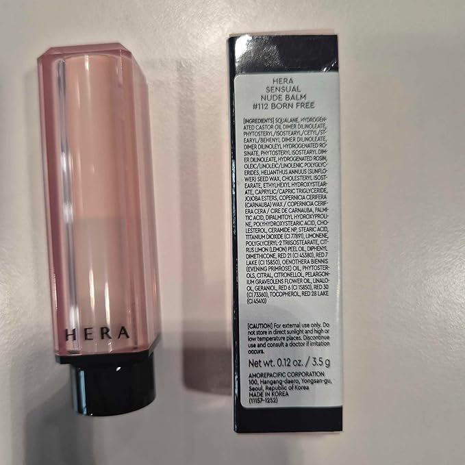 HERA Sensual Nude Balm Moisturizing Lip Balm Glossy Moisturizing