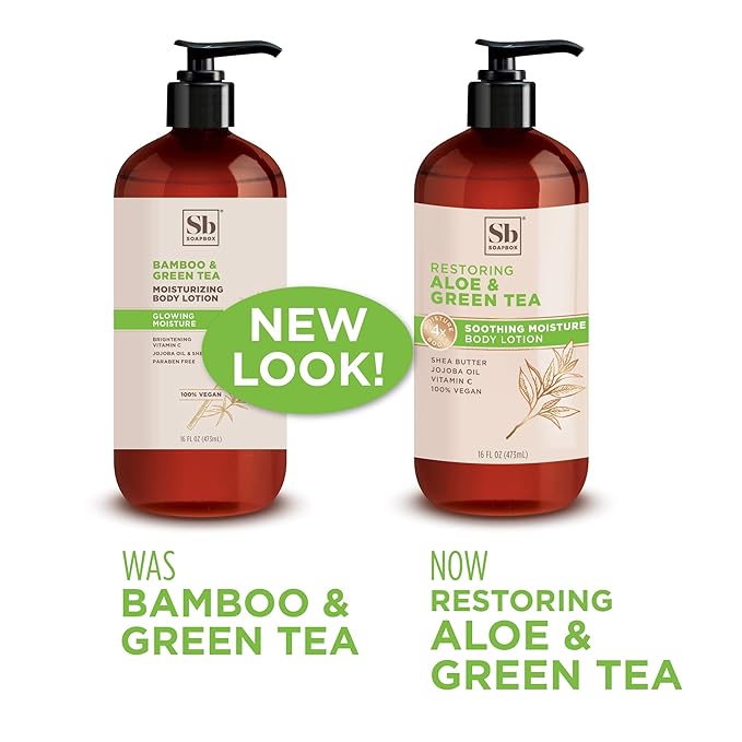Soapbox Moisturizing Body Lotion, Aloe &