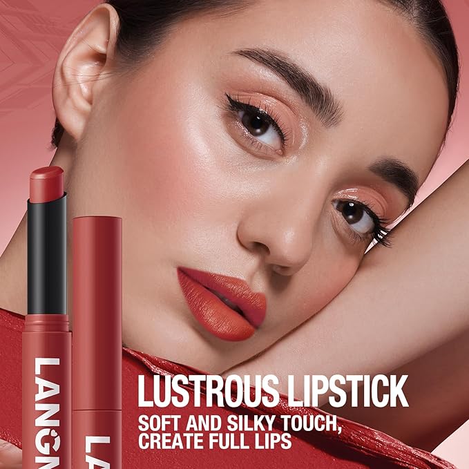 Jolilab 3 Pcs Velvet Matte Lipstick Nude Matte Lipstick