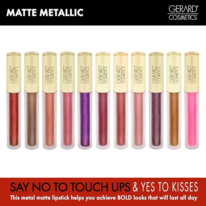 Gerard Cosmetics Metal Matte Liquid Lipstick Cherry Bomb Gerard