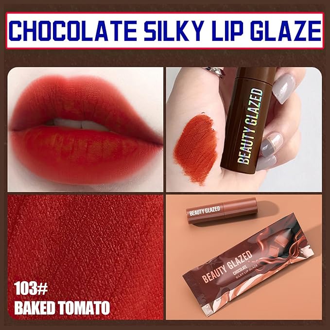 MIELIKKI Chocolate Matte Liquid Lipstick, Long Lasting Lip Long