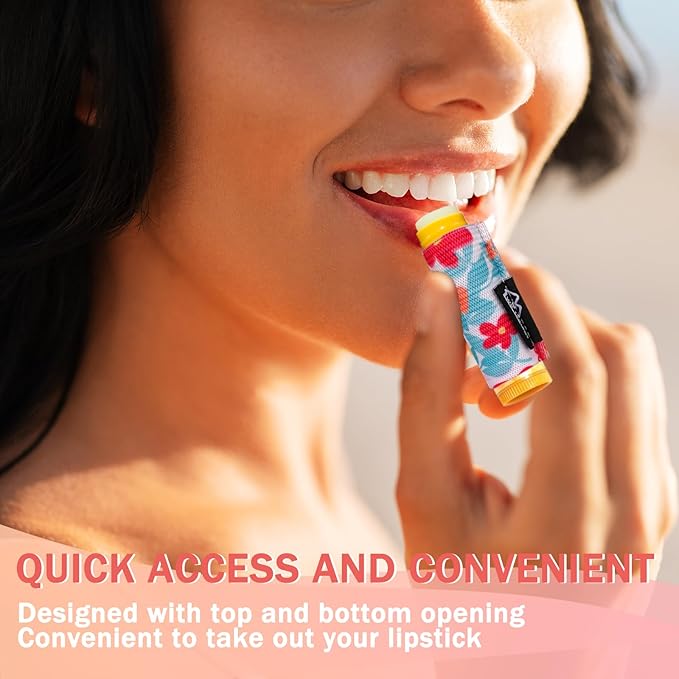 WK IEASON Lip Balm Holder Keychain
