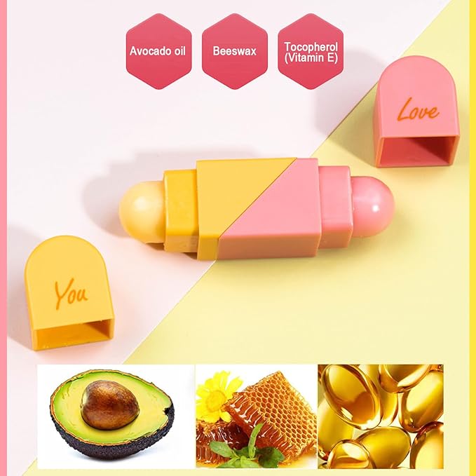 Heart Shaped Dual-use Deformable Lip Balm box,Gifts