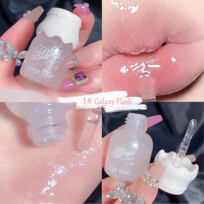 5 Colors Shimmer Lip Gloss Set Hydrating Lip Gloss
