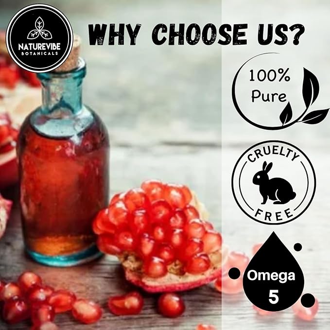 Naturevibe Botanicals Pomegranate Oil 32 Ounces