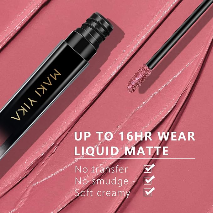 MAKI YIKA Pink Lipstick for Women Color Stay Lipstick