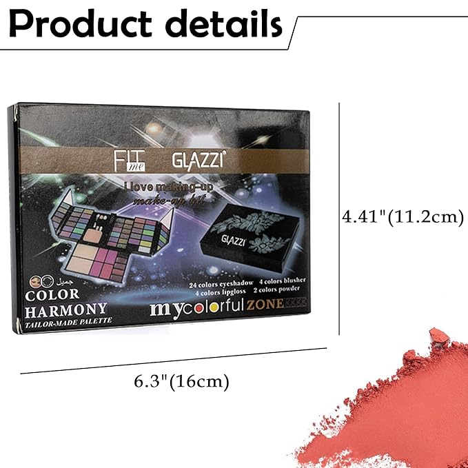 All In One Makeup Gift Kit Portable Contour