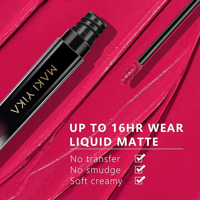 MAKI YIKA Red Lipstick for Women Color Stay Lipstick