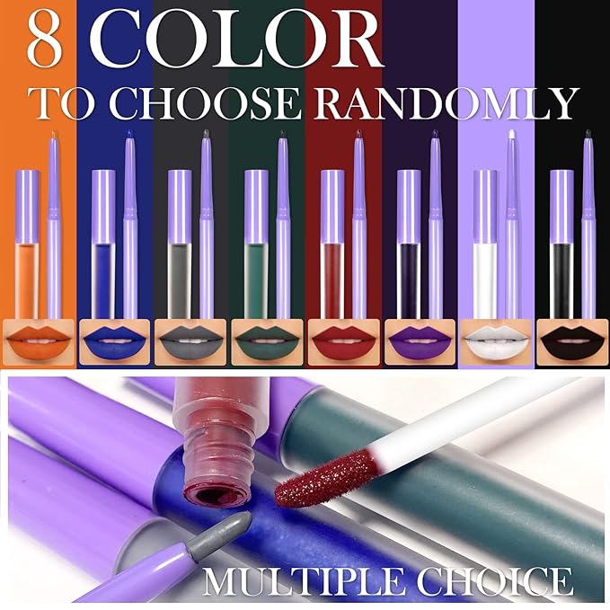 DAGEDA Matte Liquid Lipstick, 2Pcs Lip Liner DAGEDA