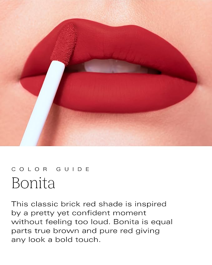 Bold Aspirations Liquid Lipstick (Bonita) | Highly Pigmented Highly