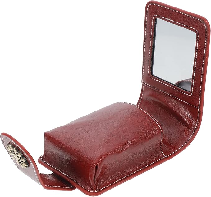VALICLUD Travel Vanity Bag Pocket Mirror Lipstick Case Bag