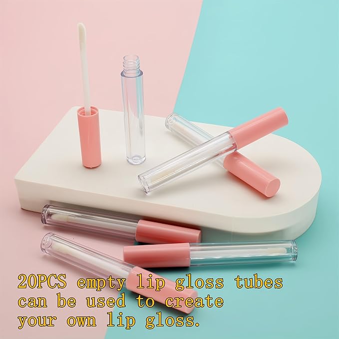 10cm Empty Lip Gloss Tubes With Wand Lipgloss Gloss