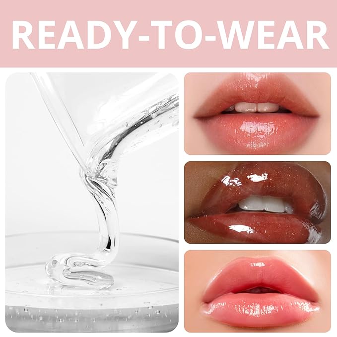 TKB Lip Gloss Base (Flexagel ME)| Clear Lip Gloss Base for DIY Lip Gloss| Ready-to-Wear| Moisturizing, High Shine, Crystal Clear, Vegan, Gluten and Cruelty free| Made in USA (3.5lb (1.6kg))