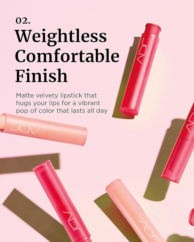 VDL Lip Stain Comfort Slip Lipstick 12, Extra Lightweight,