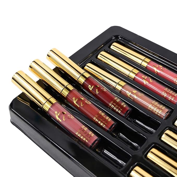 Matte Liquid Lipstick set Waterproof Long Lasting Non-Stick Long