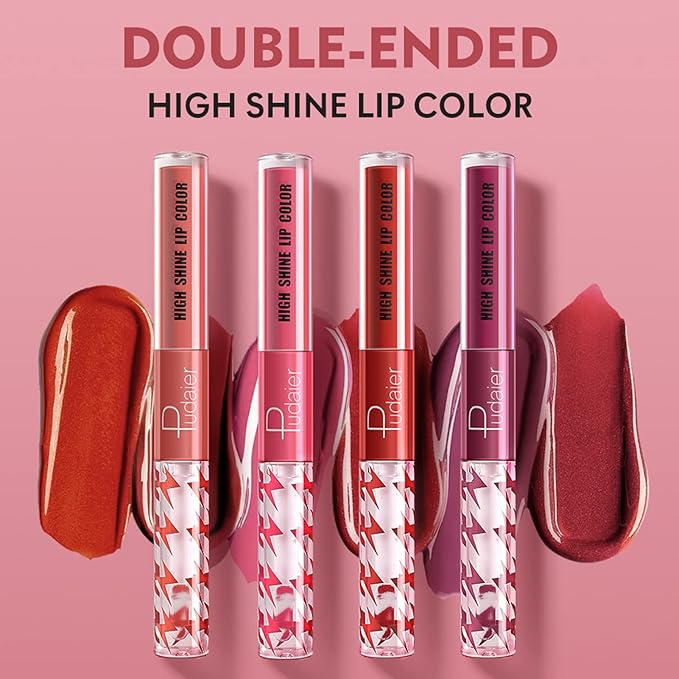 Liquid Lipstick with Clear Lip Gloss, Liquid Lip Gloss,
