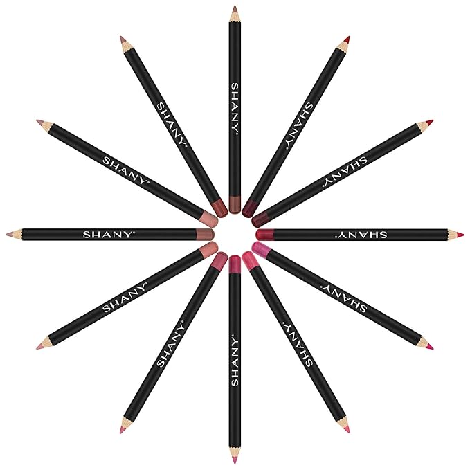 SHANY Dreamy Dozen Matte Lip Liner Set Vegan Dozen