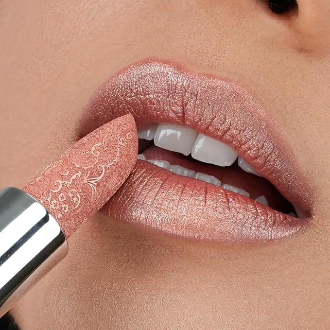 Glitter Lipstick for Women with Metallic 3D Shine Lipstick 14OZ