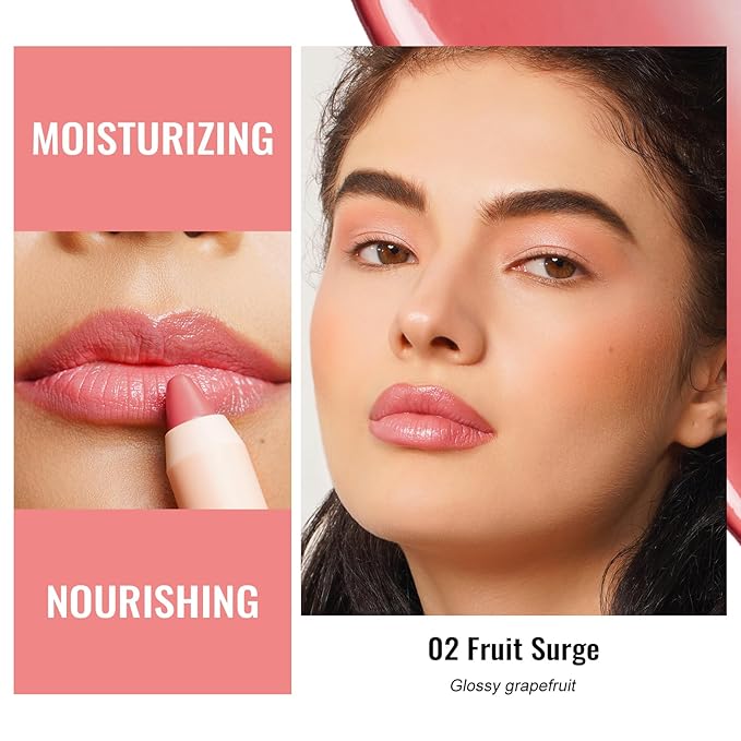 Oulac Pink Nude Lipstick - Moisturizing Lipstick Tinte 48g