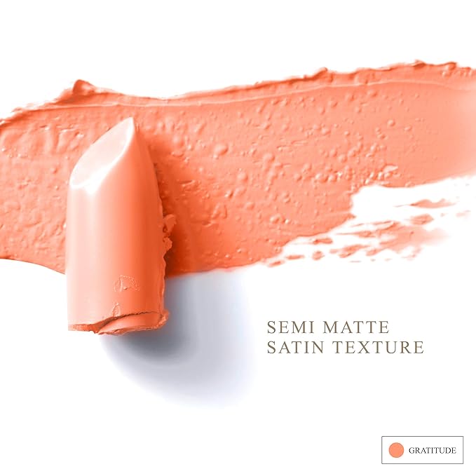 Coral - All Natural Lipstick, Semi Matte Lip Moisturizing