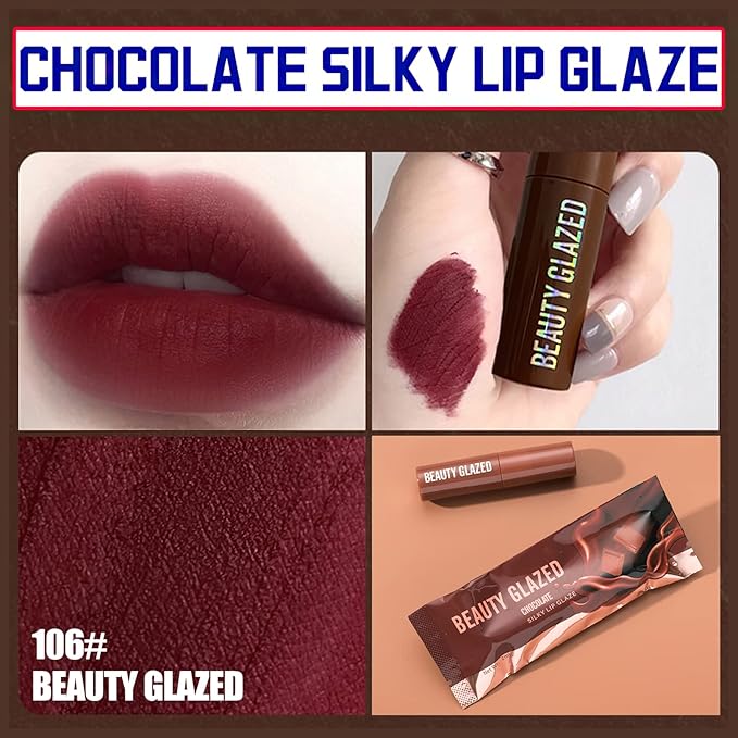 MIELIKKI Chocolate Matte Liquid Lipstick, Long Lasting Lip Long