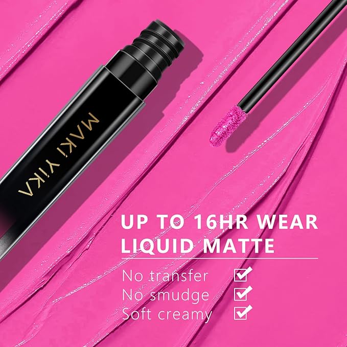 MAKI YIKA Pink Lipstick for Women Color Stay Lipstick