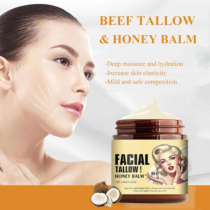 Whipped Beef Tallow and Honey Balm,