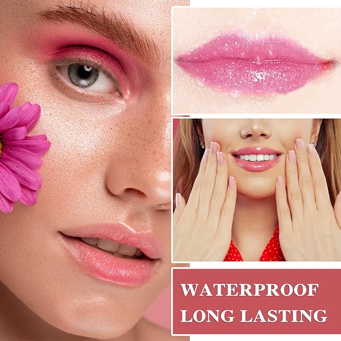 2 Pcs Lip Plumper Lip Gloss,Lip Volume