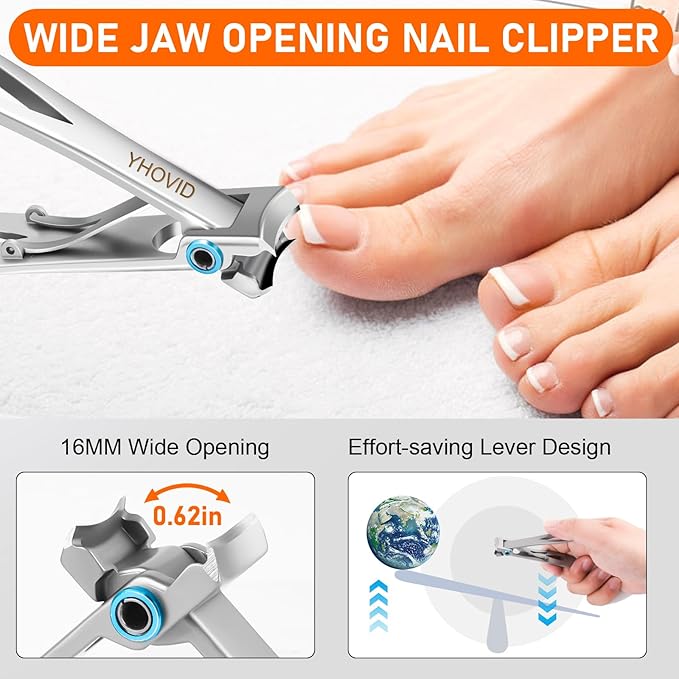 Toe Nail Clippers for Men,