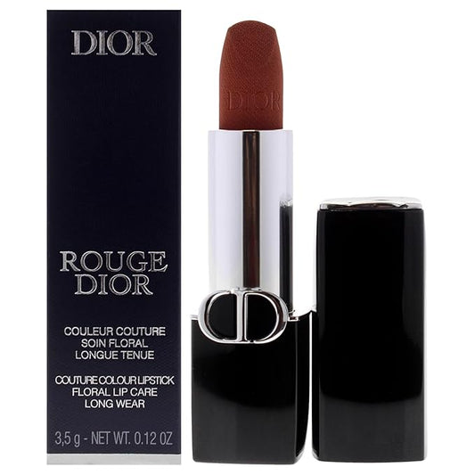 Christian Dior Rouge Dior Couture Velvet Lipstick - 200 Nude Touch for Women - 0.12 oz Lipstick (Refillable)