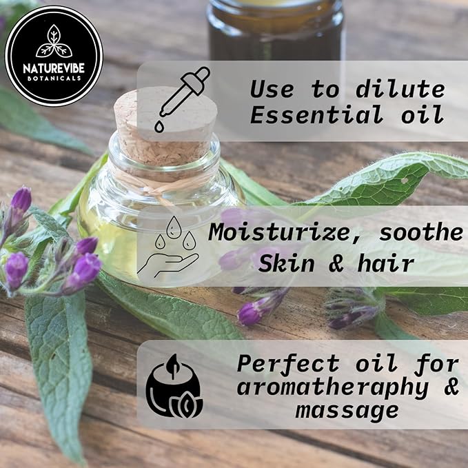 Naturevibe Botanicals Comfrey Oil 32 Ounces