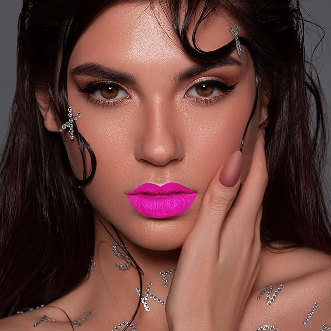 MAKI YIKA Hot Pink Lipstick for Women Color Lipstick