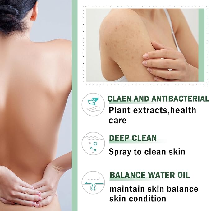 Back Acne Treatment Spray, Body Acne