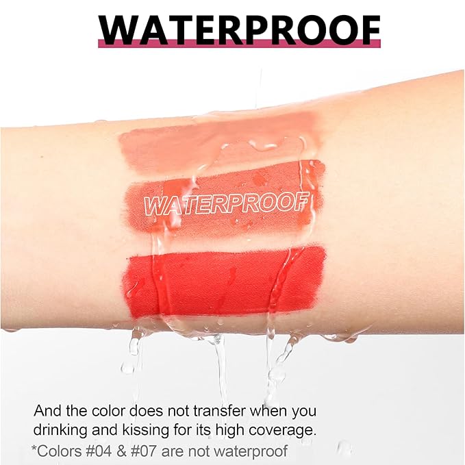 12 Colors Book Style Lip Gloss Velvet Matte Gloss