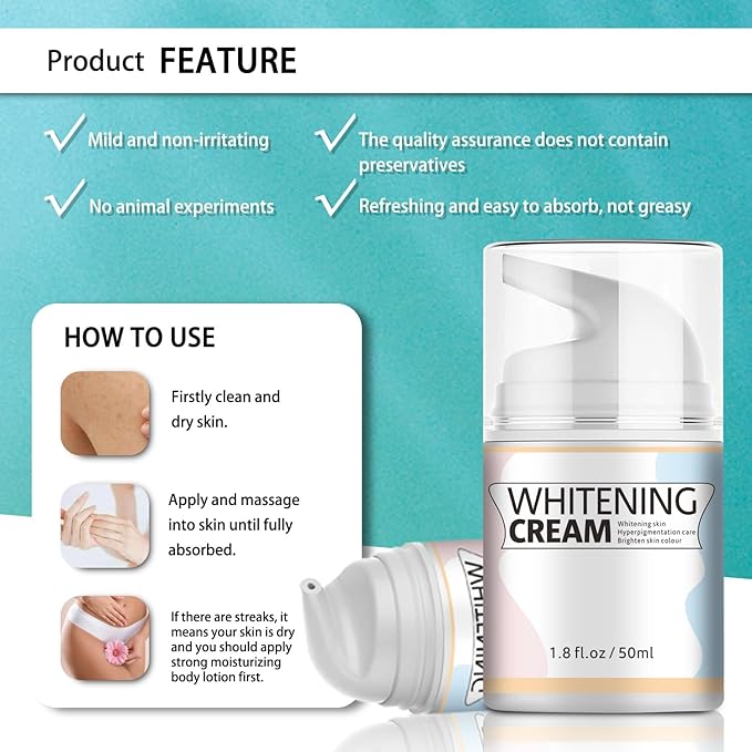 Skin Whitening Cream for Body,Underarm Lightening