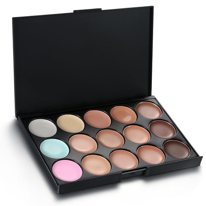 15 Colors Contour Palette Kit: Cream Concealer Palette