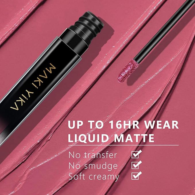 MAKI YIKA Pink Lipstick for Women Color Stay Lipstick