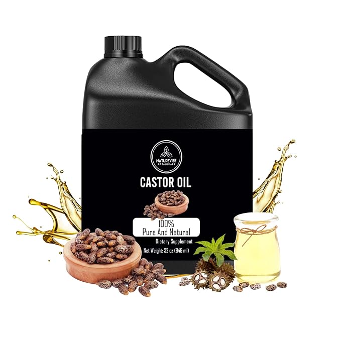 Naturevibe Botanicals Castor Oil 32 Ounces
