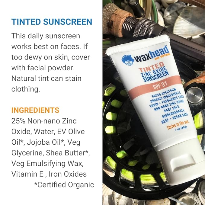 Waxhead Sampler Kit - Coral Reef Safe Sunscreen for Kids Sunscreen Travel Size Sunscreen TSA Approved Biodegradable Sunscreen, Environmental Friendly Sunscreen, Mineral Sunscreen Zinc Oxide