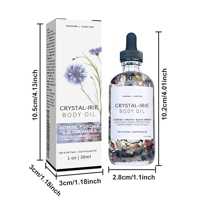 2PCS Crystal Irie Body Oil, Body