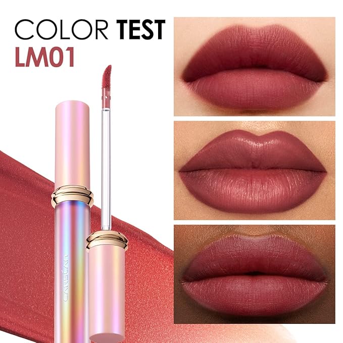 Matte Liquid Lipstick, Long Lasting Highly Pigmented Lip Long