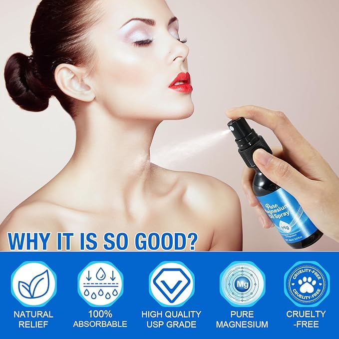 Magnesium Oil Spray, Pure Magnesium Oil