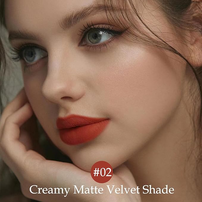 Boobeen Soft Matte Velvet Lip Glaze Liquid Lipstick Glaze