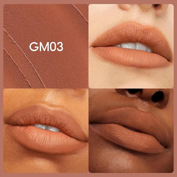 Velvet Matte Lipstick, High Pigment Lip Mud, Longwear, High